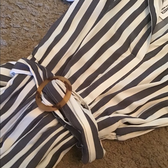 BB Dakota striped maxi dress size medium - Picture 2 of 2